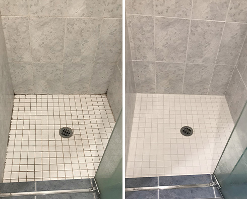 Shower Restored by Our Tile and Grout Cleaners in Queens, NY